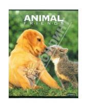 Картинка к книге Премьера - Тетрадь 48 листов, клетка "Animal friends" (35504)