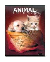 Картинка к книге Премьера - Тетрадь 96 листов, клетка "Animal friends" (35517)
