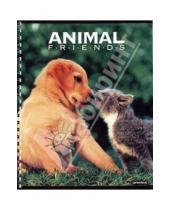 Картинка к книге Премьера - Тетрадь 96 листов, клетка "Animal friends" (35516)