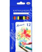 Картинка к книге Карандаши - Карандаши 12 цветов, акварельные "Лицей" (261019)