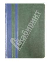 Картинка к книге Ежедневник без дат - Ежедневник недатированный 320 страниц, А5, синий + зеленый (22940)