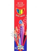 Картинка к книге Цветные карандаши 6 цветов (4-8) - Карандаши 6 цветов "Premium" (A1019)