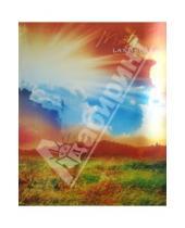 Картинка к книге Тетради - Тетрадь "Пейзаж и солнце", 48 листов, клетка, А5 (ТКМ483473)