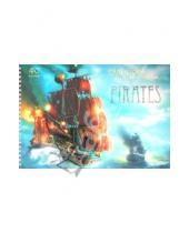 Картинка к книге Эксмо-Канц - Альбом для рисования "Пиратская битва", 40 листов (АССЛУ406)