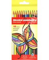 Картинка к книге Цветные карандаши 12 цветов - Карандаши, 12 цветов "Premium Trianguar" (A1098)