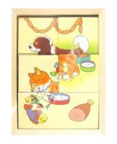 Картинка к книге Картинки разрезные - Кто что ест "Домашние животные" (Д-509)
