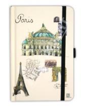 Картинка к книге City Journal - Книга для записи линованная на резинке "Париж" (60445)