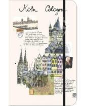 Картинка к книге City Journal - Книга для записи линованная на резинке "Кёльн" (60472)