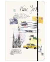 Картинка к книге City Journal - Книга для записи линованная на резинке "Нью-Йорк" (60570)