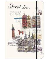 Картинка к книге City Journal - Книга для записи линованная на резинке "Стокгольм" (60573)