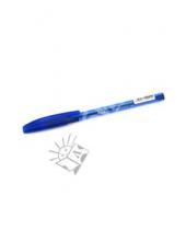 Картинка к книге Ручки шариковые простые синие - Ручка шариковая с резиновым держателем синяя "Floa" (020055-02)