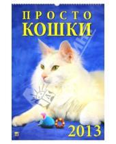 Картинка к книге Календарь настенный 350х500 - Календарь 2013 "Просто кошки" (12310)