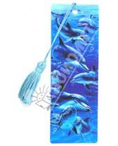 Картинка к книге Липуня - 3D Закладка "Дельфины" (BkH012)