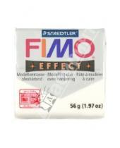 Картинка к книге Полимерная запекаемая глина - FIMO Effect полимерная глина, 56 гр., цвет белый металлик (8020-052)