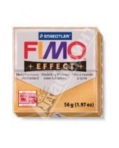 Картинка к книге Полимерная запекаемая глина - FIMO Effect полимерная глина, 56 гр., цвет золотой металлик (8020-11)