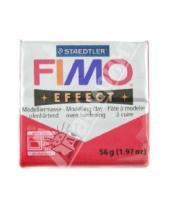 Картинка к книге Полимерная запекаемая глина - FIMO Effect полимерная глина, 56 гр., цвет рубин металлик (8020-28)