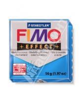 Картинка к книге Полимерная запекаемая глина - FIMO Effect полимерная глина, 56 гр., цвет полупрозрачный синий (8020-374)