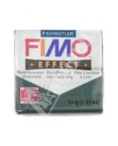 Картинка к книге Полимерная запекаемая глина - FIMO Effect полимерная глина, 56 гр., цвет зеленый опал металлик (8020-58)