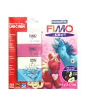 Картинка к книге Полимерная запекаемая глина - FIMO Soft. Комплект полимерной глины для детей "Единорог" (8024 42)