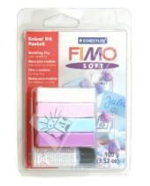 Картинка к книге Полимерная запекаемая глина - FIMO Soft. Комплект полимерной глины для создания украшения "Пастель" (8025 01)
