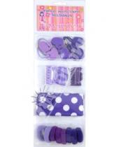 Картинка к книге Премьер-игрушка - Набор аксессуаров для волос "МОДНИЦА" в блистере, фиолетовый (40267)