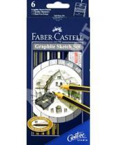 Картинка к книге Faber-Castell - Набор карандашей чернографитовых "GOLDFABER", 6 штук с ластиком и точилкой (114000)