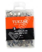 Картинка к книге TUKZAR - Кнопки канцелярские серебристого цвета 100 штук (TZ 2525)