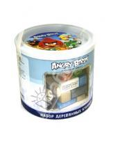 Картинка к книге Angry Birds - Набор деревянных кубиков  "Angry Birds" в банке. 50 штук. (Т56246)