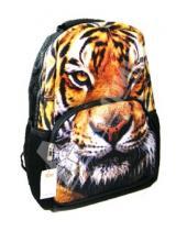 Картинка к книге №1 School - Рюкзак "3D Тигр". С укрепленной спинкой и лямками