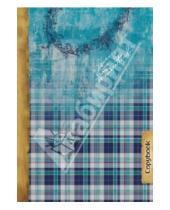 Картинка к книге Тетрадь - Тетрадь в клетку "Шотландка" (синяя). А4. 96 листов (32726)