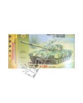 Картинка к книге Подарочные наборы (клей+краски+кисти) - Российский танк с активной броней Т-72Б (3551П)