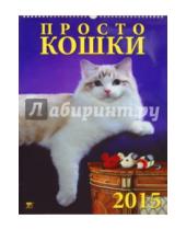 Картинка к книге День за днём - Календарь настенный 2015. Просто кошки (12510)