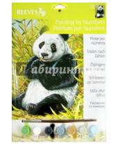 Картинка к книге Раскрашивание красками акриловыми - Набор для раскрашивания по номерам акриловыми красками "Панда" (PPNJ68)