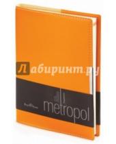 Картинка к книге Bruno Visconti - Ежедневник недатированный "Metropol" (А5, оранжевый) (3-491/04)