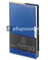 Картинка к книге Bruno Visconti - Ежедневник недатированный "Metropol" (А6, синий) (3-492/01)