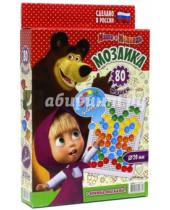 Картинка к книге Маша и Медведь - Мозаика "Маша и Медведь" (80 элементов, D 20 мм) (GT8671)