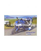 Картинка к книге АппликА - Альбом для рисования 20 листов, гребень "Мотоцикл" (С0224-28)