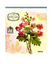 Картинка к книге АппликА - Тетрадь, 48 листов, линия "Розовые цветы" (С2549-17)