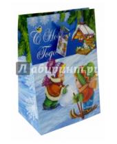 Картинка к книге Бумажные пакеты новогодние - Пакет бумажный новогодний 26*32.4*12.7 см (38550)