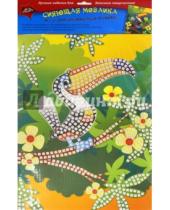 Картинка к книге АппликА - Мозаика мерцающая самоклеящаяся "Тукан", А3 (С2258-07)