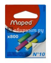 Картинка к книге MAPED - Скобы для степлера №10, 800 шт., цветные (324706)