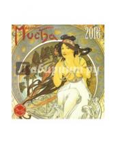 Картинка к книге Presco - Календарь на 2016 год "Альфонс Муха", 30х30 см (2905)