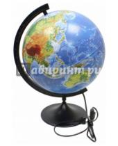 Картинка к книге Globen - Глобус Земли физический, d-320 мм, подсветка (К013200017)