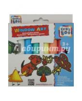 Картинка к книге KriBly Boo - Набор Window Art. Витражные краски с трафаретами (60770)