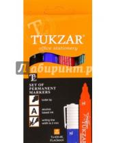 Картинка к книге TUKZAR - Набор маркеров перманентных, 4 цвета (TZ 420-4K)