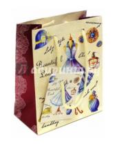 Картинка к книге Бумажные пакеты - Пакет бумажный "Голубое платье" (11х13,7х6,2 см) (39635)