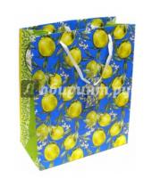 Картинка к книге Бумажные пакеты - Пакет бумажный "Лимоны" (26х32,4х12,7 см) (40879)