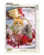 Картинка к книге Animal collection - Step Puzzle-260 74021 Котята в корзине