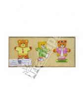 Картинка к книге Коробки - Развивающая деревянная игра "Семья медведей" в коробке (D117)