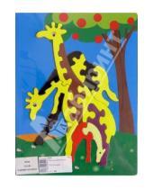Картинка к книге Пазлы - Развивающая деревянная игрушка "Жирафы" (DE06)